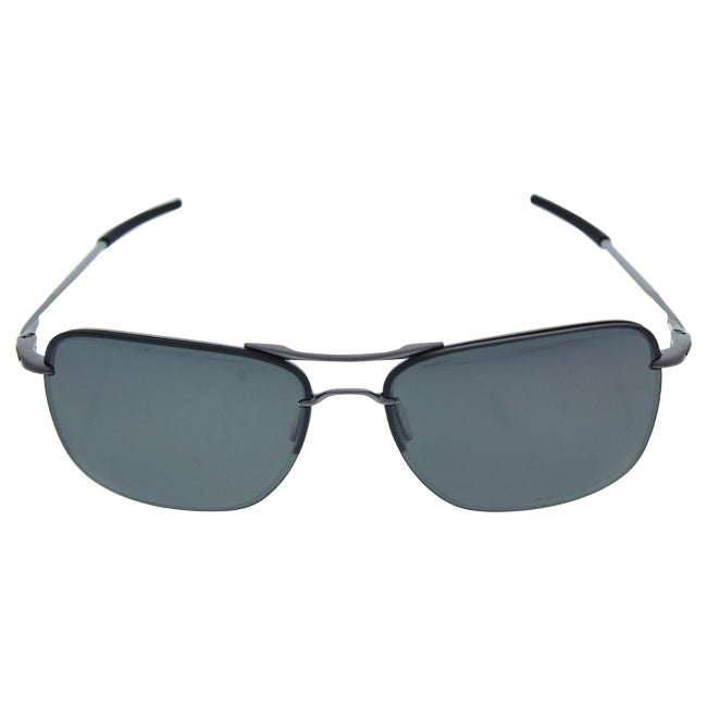 Oakley TailHook OO4087-06 - Lead -Black Iridium Polarized by Oakley for Men - 60-15-121 mm Sunglasses