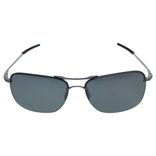 Oakley TailHook OO4087-06 - Lead -Black Iridium Polarized by Oakley for Men - 60-15-121 mm Sunglasses