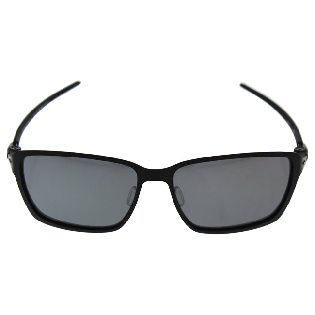 Oakley Tincan Carbon OO6017-02 - Santin Black/Black Iridium Polarized by Oakley for Men - 58-17-131 mm Sunglasses