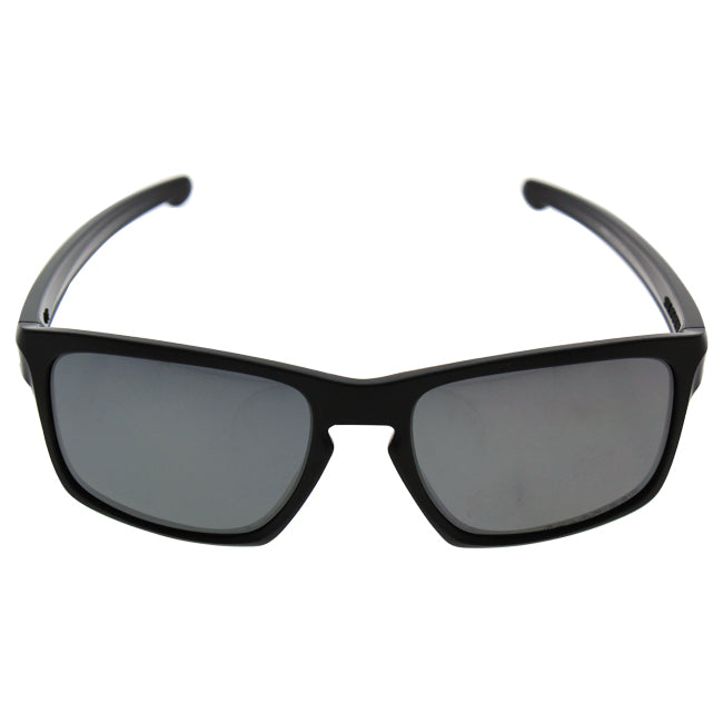 Oakley Sliver OO9262-09 - Polished Black-Black Iridium Polarized by Oakley for Men - 57-18-140 mm Sunglasses