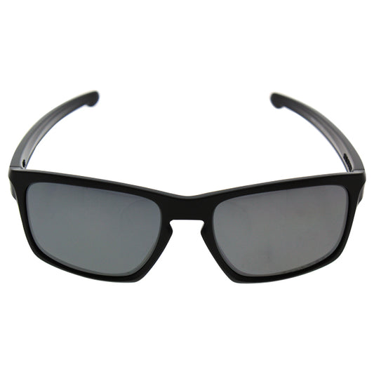 Oakley Sliver OO9262-09 - Polished Black-Black Iridium Polarized by Oakley for Men - 57-18-140 mm Sunglasses