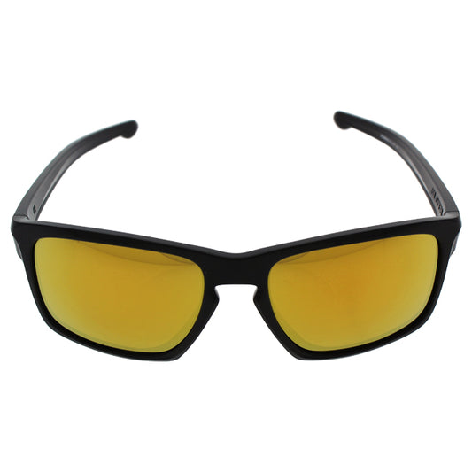 Oakley Sliver OO9269-03 - Polished Black-24K Iridium by Oakley for Men - 57-17-141 mm Sunglasses