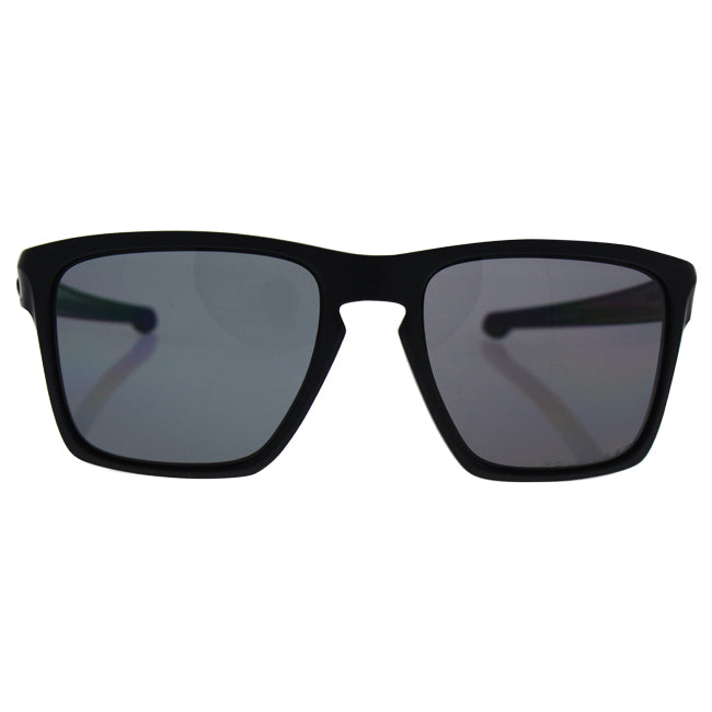 Oakley Sliver OO9341-01 - Matte Black-Grey Polarized by Oakley for Men - 57-18-140 mm Sunglasses