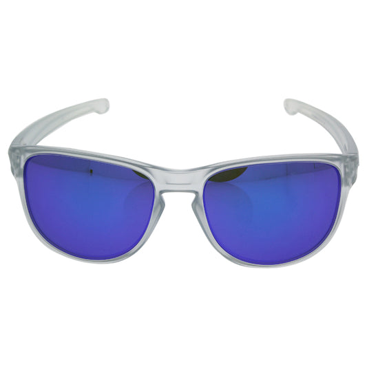 Oakley Silver R OO9342-02 - Matte Clear-Violet Iridium by Oakley for Men - 57-17-140 mm Sunglasses