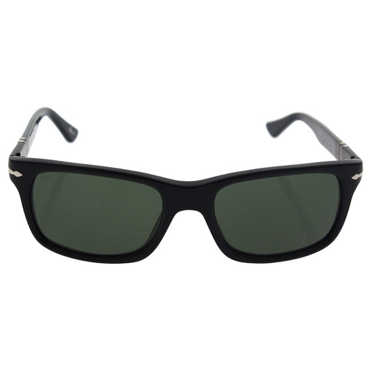 Persol PO3048S 95-31 - Black-Crystal Green by Persol for Men - 55-19-145 mm Sunglasses