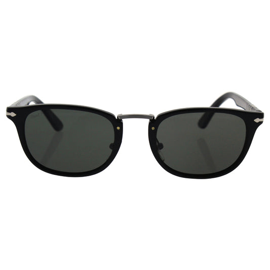 Persol PO3127S 95-58 - Black-Green Polarized by Persol for Men - 52-22-145 mm Sunglasses