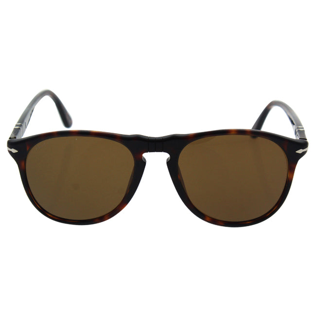 Persol PO9649S 24-57 - Havana-Brown Polarized by Persol for Men - 52-18-145 mm Sunglasses