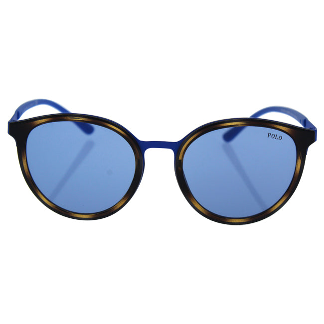 Polo Ralph Lauren PH 3104 9318-72 - Matte Royal Blue-Light Blue by Ralph Lauren for Men - 50-18-140 mm Sunglasses