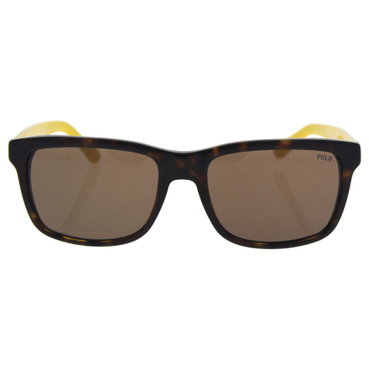 Polo Ralph Lauren PH 4098 5003-73 - Vintage Dark Havana-Brown by Ralph Lauren for Men - 57-18-145 mm Sunglasses