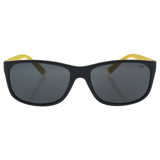 Polo Ralph Lauren PH 4109 558987 - Matte Grey-Grey by Ralph Lauren for Men - 59-17-145 mm Sunglasses