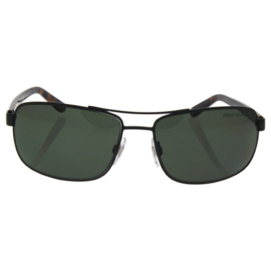 Polo Ralph Lauren PH 3095 9005-9A - Semi Shiny Green-Green Polarized by Ralph Lauren for Men - 63-16-130 mm Sunglasses