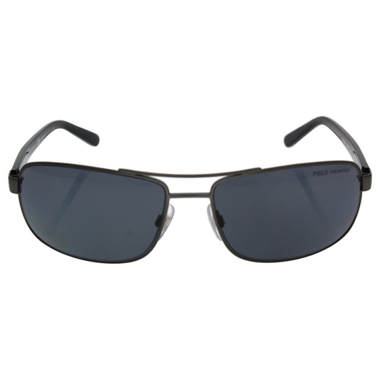 Polo Ralph Lauren PH 3095 9050-81 - Matte Gunmetal-Grey Polarized by Ralph Lauren for Men - 63-16-130 mm Sunglasses
