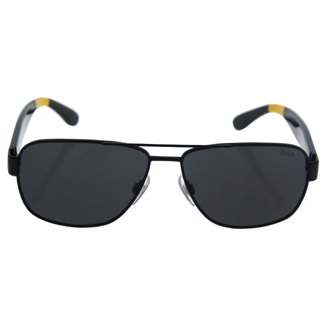 Polo Ralph Lauren PH 3097 9304-87 - Semi Shiny Black-Dark Grey by Ralph Lauren for Men - 59-14-145 mm Sunglasses