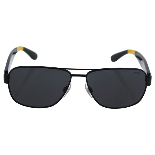 Polo Ralph Lauren PH 3097 9304-87 - Semi Shiny Black-Dark Grey by Ralph Lauren for Men - 59-14-145 mm Sunglasses