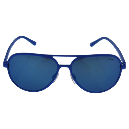 Polo Ralph Lauren PH 3102 9318-55 - Matte Royal Blue-Blue by Ralph Lauren for Men - 59-15-145 mm Sunglasses