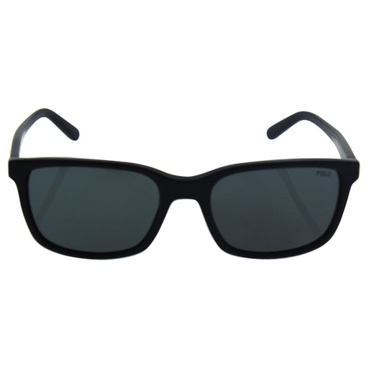 Polo Ralph Lauren PH 4103 5284-87 - Matte Black-Grey by Ralph Lauren for Men - 56-19-145 mm Sunglasses