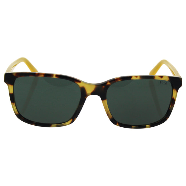 Polo Ralph Lauren PH 4103 5548-71 - Havana Yellow-Black by Ralph Lauren for Men - 56-19-145 mm Sunglasses