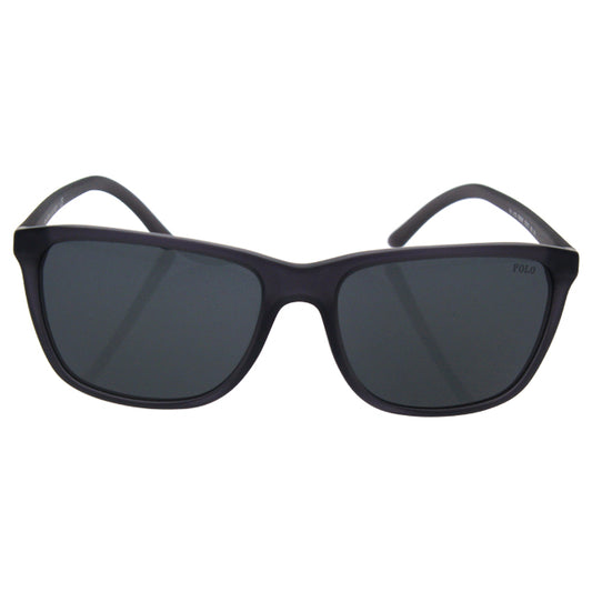 Polo Ralph Lauren PH 4108 5320-87 - Matte Cristal Grey-Grey by Ralph Lauren for Men - 57-17-145 mm Sunglasses