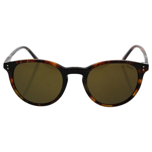 Polo Ralph Lauren PH 4110 5017-73 - Shiny Havana Jerry-Olive Green by Ralph Lauren for Men - 50-21-145 mm Sunglasses