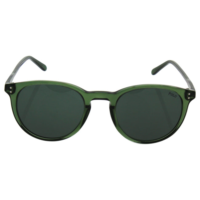 Polo Ralph Lauren PH 4110 5036-71 - Shiny Transparent Bottle Green-Bottle Green by Ralph Lauren for Men - 50-21-145 mm Sunglasses