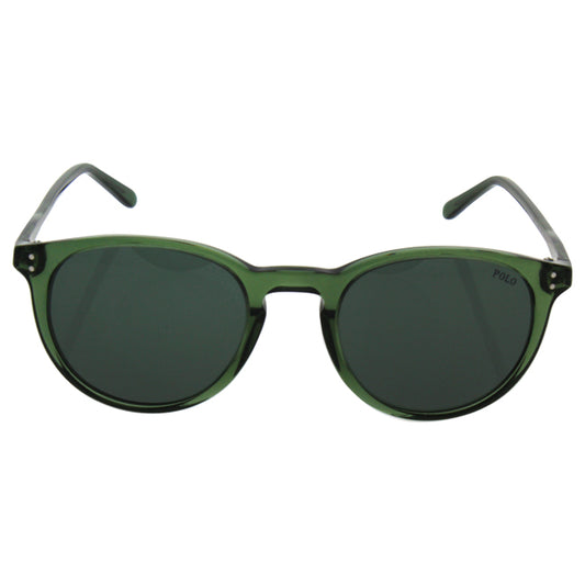 Polo Ralph Lauren PH 4110 5036-71 - Shiny Transparent Bottle Green-Bottle Green by Ralph Lauren for Men - 50-21-145 mm Sunglasses