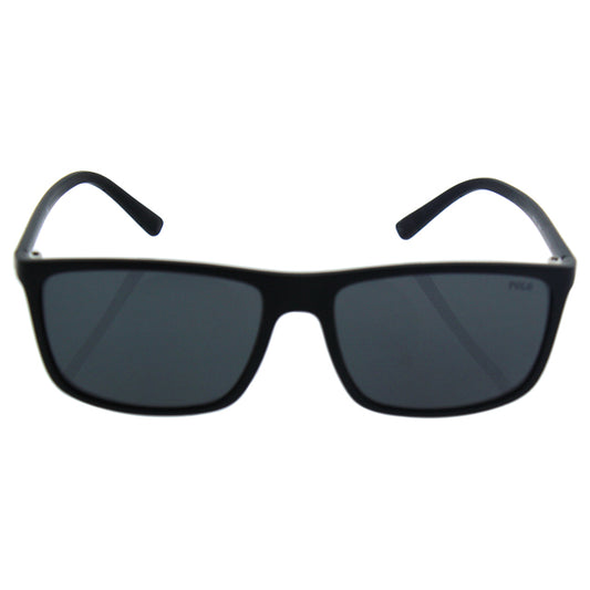 Polo Ralph Lauren PH 4115 5284-87 - Matte Black-Dark Grey by Ralph Lauren for Men - 57-16-145 mm Sunglasses