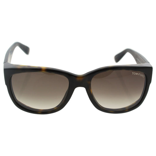 Tom Ford FT0441-S Carson 52K - Dark Havana-Brown Gradient by Tom Ford for Men - 56-17-130 mm Sunglasses