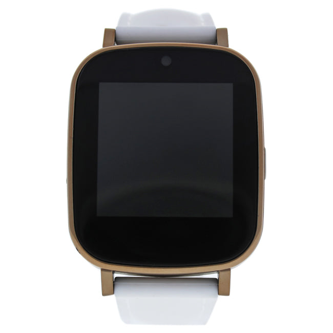 EK-G2 Montre Connectee Bronze/White Silicone Strap Smart Watch by Eclock for Men - 1 Pc Watch