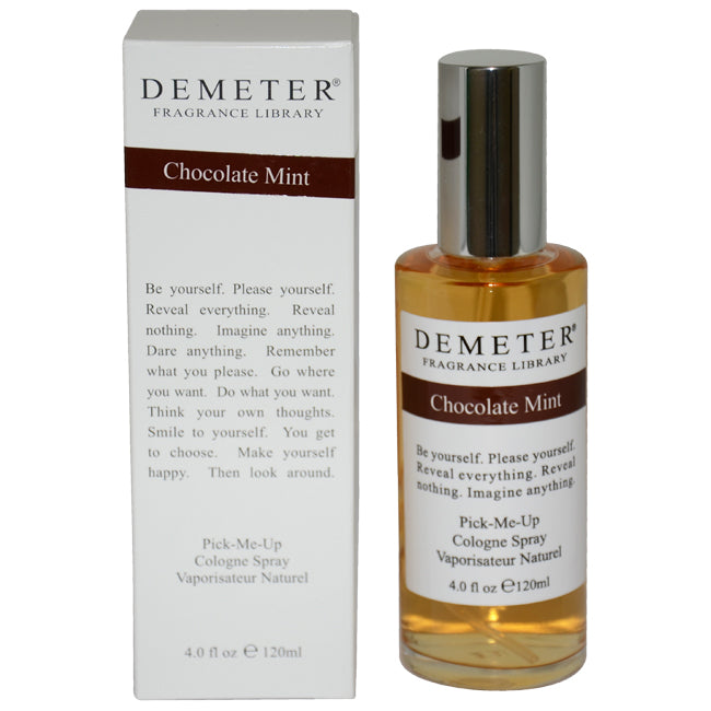 Chocolate Mint by Demeter for Unisex - 4 oz Cologne Spray