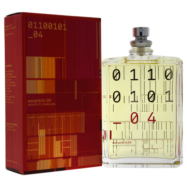 Escentric 04 by Escentric Molecules for Unisex - 3.5 oz EDT Spray