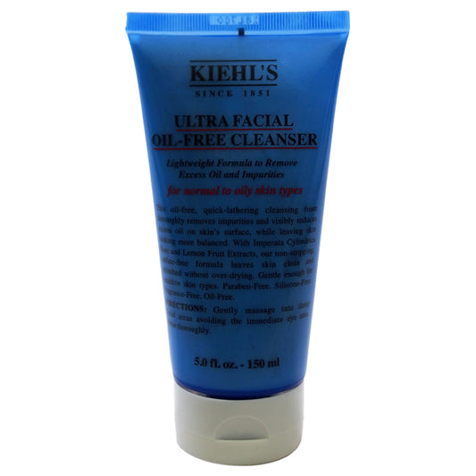 Ultra Facial Oil-Free Cleanser For Normal To Oily Skin Types by Kiehls for Unisex - 5 oz Cleanser