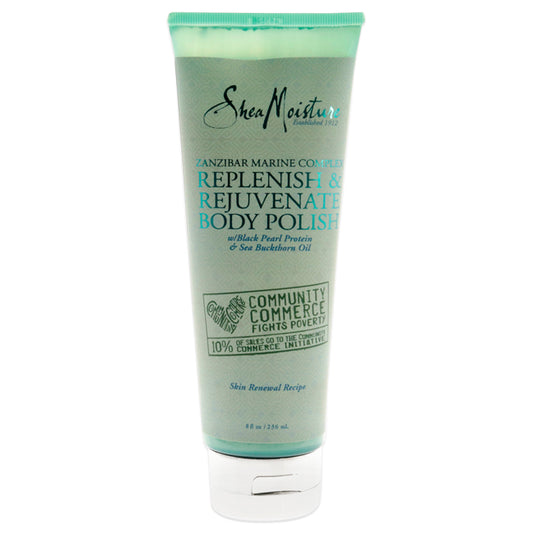 Zanzibar Marine Complex Replenish and Rejuvenate Body Polish by Shea Moisture for Unisex - 8 oz Body Polish