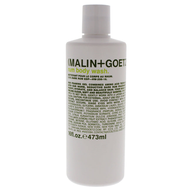 Rum Body Wash by Malin + Goetz for Unisex - 16 oz Body Wash