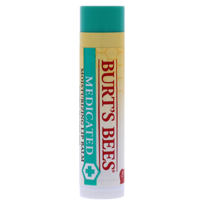 Medicated Moisturizing Lip Balm by Burts Bees for Unisex - 0.15 oz Lip Balm