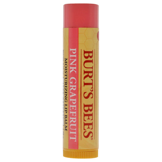 Pink Grapefruit Moisturizing Lip Balm by Burts Bees for Unisex - 0.15 oz Lip Balm