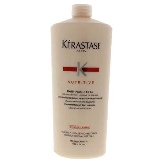 Nutritive Bain Magistral Fundamental Nutrition Shampoo by Kerastase for Unisex - 34 oz Shampoo
