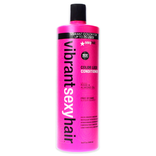 Sexy Hair Healthy Color Lock Conditioner by Sexy Hair for Unisex - 33.8 oz Conditioner