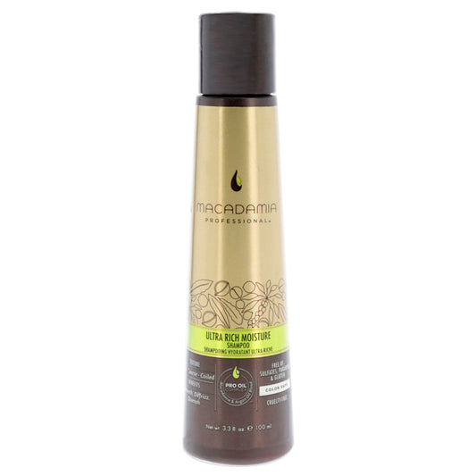 Ultra Rich Moisture Shampoo by Macadamia Oil for Unisex - 3.3 oz Shampoo