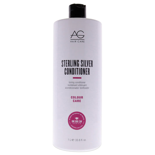 Sterling Silver Toning Conditioner by AG Hair Cosmetics for Unisex - 33.8 oz Conditioner
