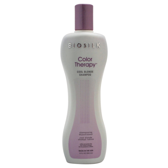 Color Therapy Cool Blonde Shampoo by Biosilk for Unisex - 12 oz Shampoo