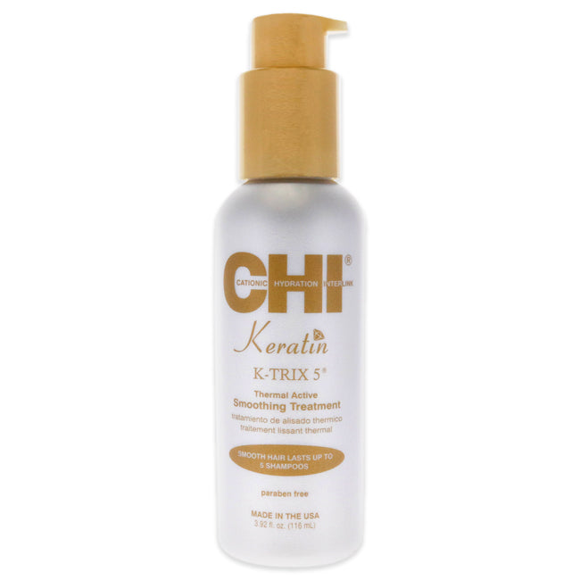 Keratin K-Trix 5 Smoothing Treatment by CHI for Unisex - 3.92 oz Treatment