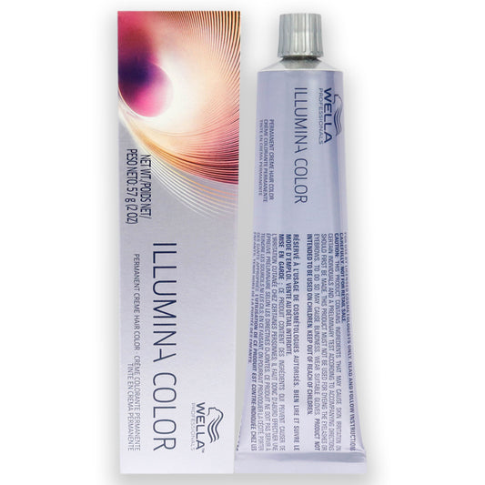 Illumina Color Permanent Creme Hair Color - 6 Dark Blonde-Neutral by Wella for Unisex - 2 oz Hair Color