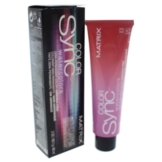 Color Sync Watercolors Demi-Permanent - Sapphire Blue by Matrix for Unisex - 2 oz Hair Color