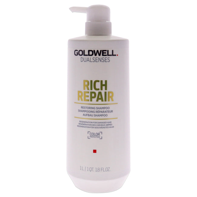 Dualsenses Rich Repair Shampoo by Goldwell for Unisex - 34 oz Shampoo