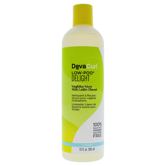 Low-Poo Delight Mild Lather Cleanser by DevaCurl for Unisex - 12 oz Cleanser