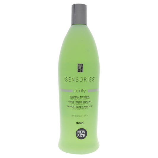 Sensories Purify Cucurbita Tea Tree Oil Shampoo by Rusk for Unisex - 35 oz Shampoo