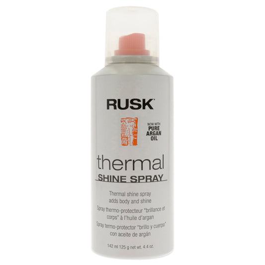 Thermal Shine Spray by Rusk for Unisex - 4.4 oz Hair Spray