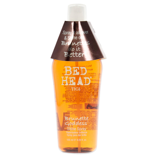 Bed Head Brunette Goddess Shine Spray by TIGI for Unisex - 4.23 oz Spray