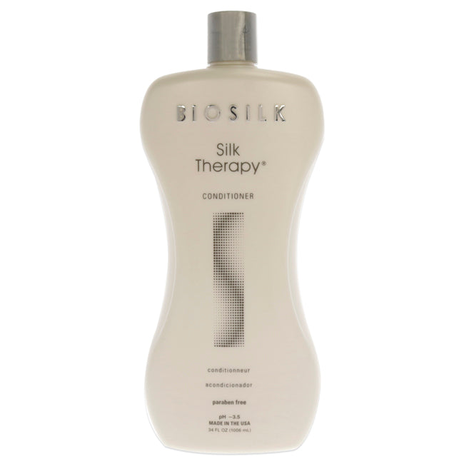 Silk Therapy Conditioner by Biosilk for Unisex - 34 oz Conditioner