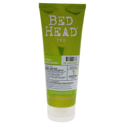 Bed Head Urban Antidotes Re-energize Conditioner by TIGI for Unisex - 6.76 oz Conditioner
